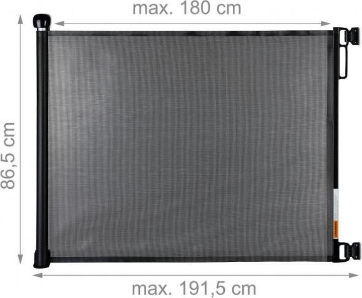 Image du produit Relaxdays Barrière de sécurité extensible (70 cm)