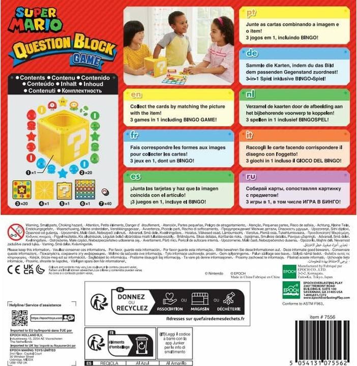 Produktbild Super Mario Question Block Game (Deutsch, Spanisch, Französisch, Niederländisch, Russisch, Italienisch, Portugiesisch, Englisch)
