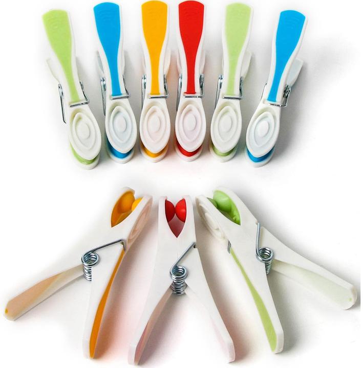 FTM Mollette per abiti 24 pezzi, Multicolore