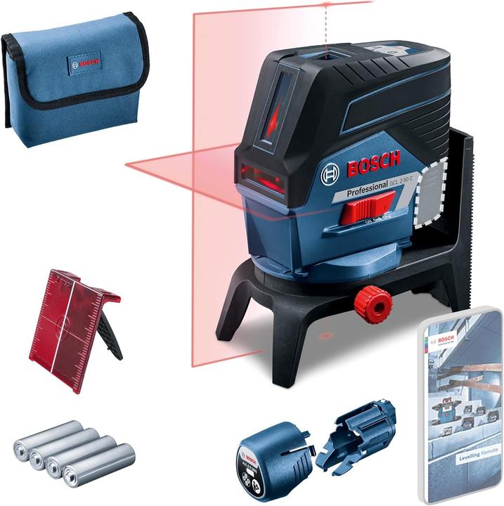 Actual product image Bosch Professional GCL 2-50 C + RM 2 Line Laser