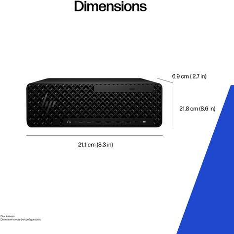 Actual product image HP Z2 SFF G1i (1000 GB, 32 GB, Intel Core Ultra 7 265K, RTX A400)