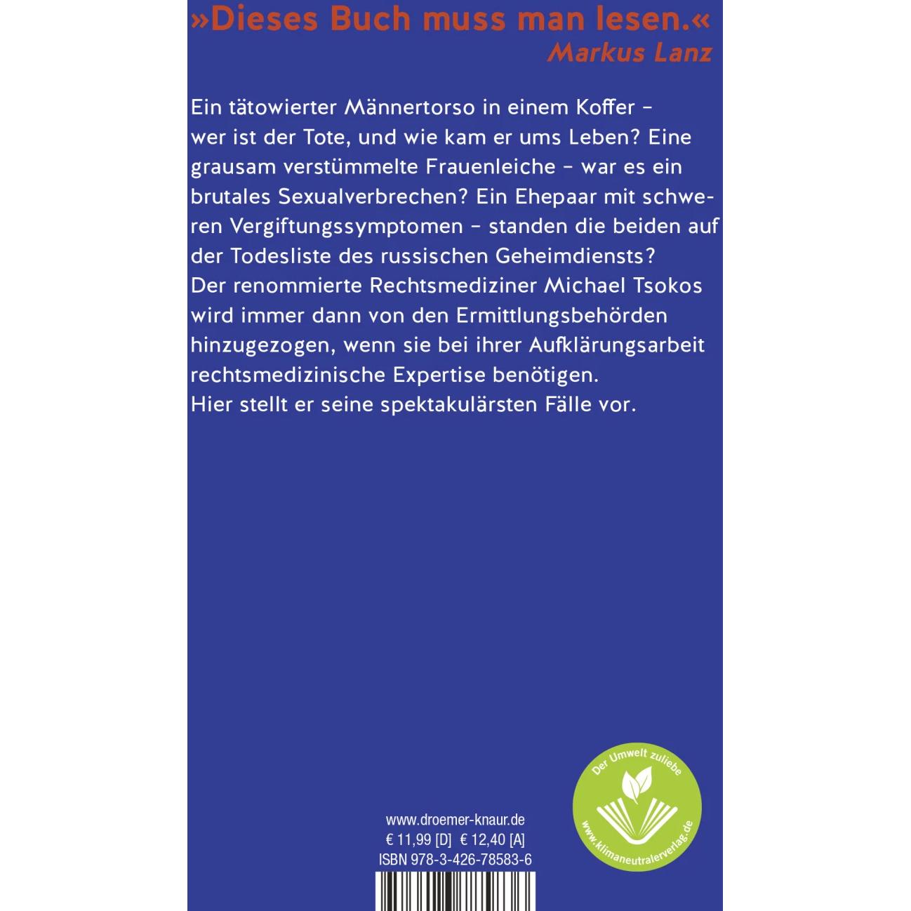 Thumbnail - Die Klaviatur des Todes, Fachbücher von Michael Tsokos