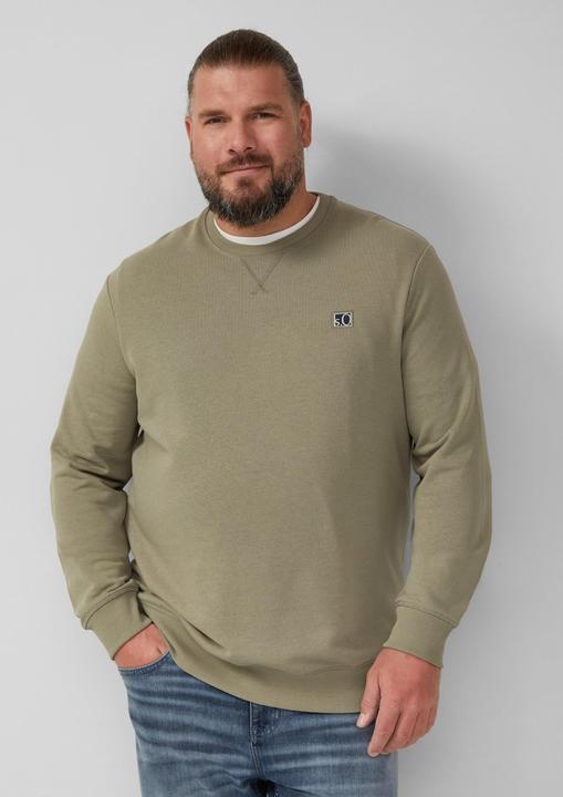 Produktbild s.Oliver Sweatshirt Sweatshirt aus Baumwollmix mit Crew Neck (3XL)
