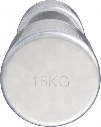 Actual product image Gorilla Sports Chrome dumbbells (2 x 15 kg)