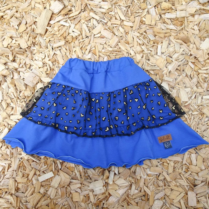 Immagine prodotto Stoffrestposten Jersey di cotone - Blu viola - Quantità minima di vendita: 1 metro