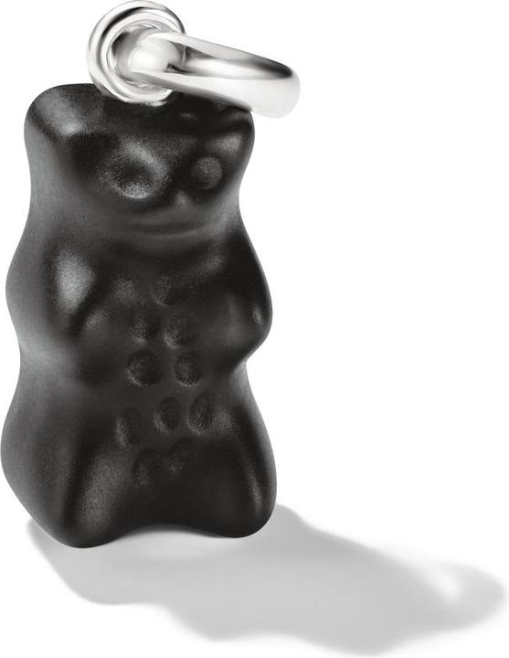 Immagine prodotto Thomas Sabo Charm-Goldbären-Anhänger in Schwarz Connect Silber (Argento)