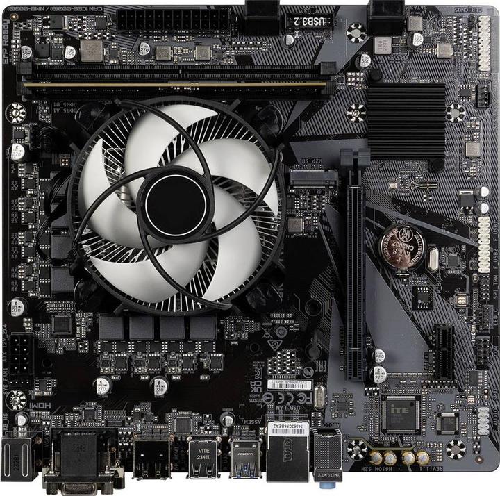 Renkforce PC Tuning-Kit Intel® Core™ i3 i3-14100 4.7 GHz 16 GB DDR5-RAM Micro- (LGA 1700, Intel H610, mATX)