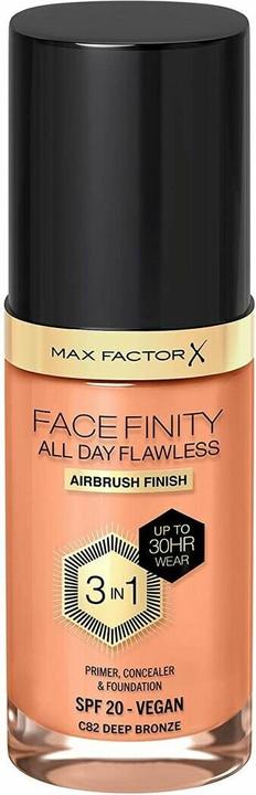 Max Factor Facefinity All Day Flawless Foundation C82 Deep Bronze 34 ml (C82 Deep Bronze)