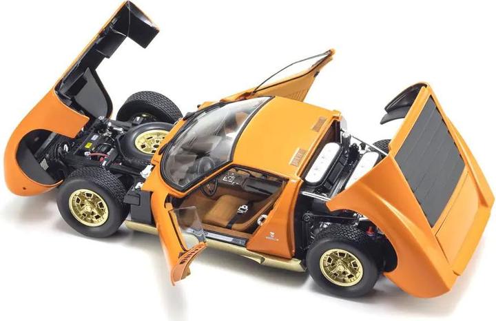 Produktbild Kyosho Sportwagen Lamborghini Miura P400, Orange-Gold 1:18
