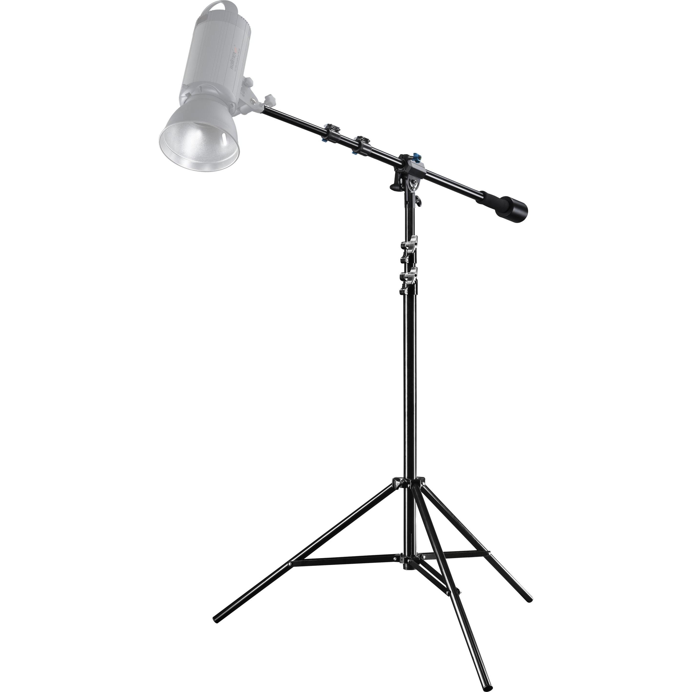 Walimex pro Pro Galgenstativ (400 cm, 2.50 kg), Lampenstativ, Schwarz