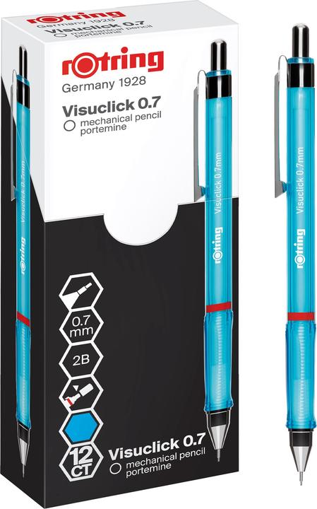 Produktbild Rotring VISUCLICK - Feinminenstift (0.70 mm, 2B, HB, 1 x)
