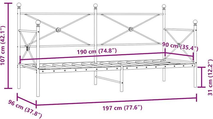 Produktbild vidaXL Maritsa (90 x 190 cm)