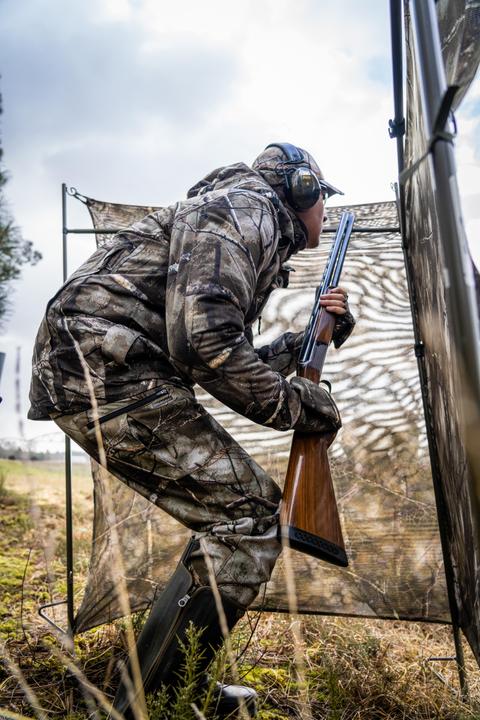 Produktbild Solognac Schirmmuetze Polyester mit Camouflage