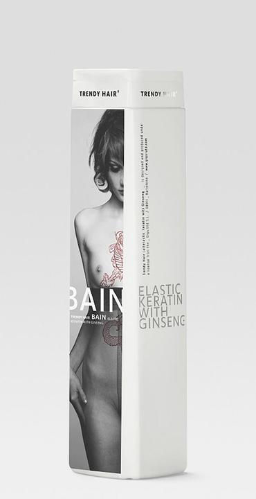 Produktbild Trendy Hair BAIN ELASTIC KERATIN with ginseng 1000 ml (1000 ml)