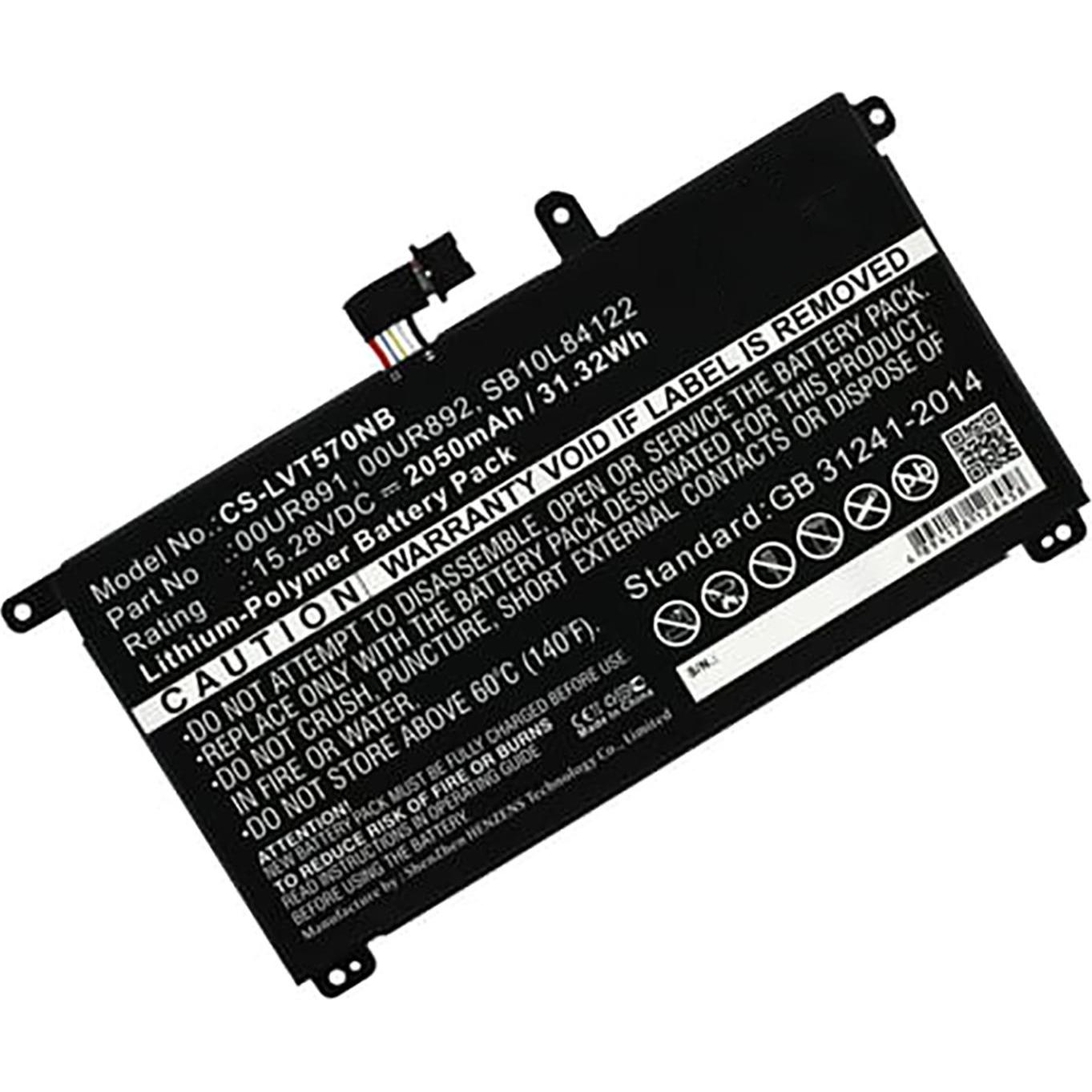 AGI Akku kompatibel mit Lenovo ThinkPad P51s 20HB000SGE (2050 mAh), Notebook Akku, Schwarz
