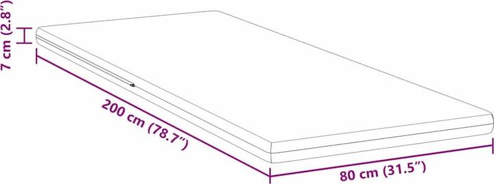 Produktbild vidaXL Schlafverstärker (80 x 200 cm)