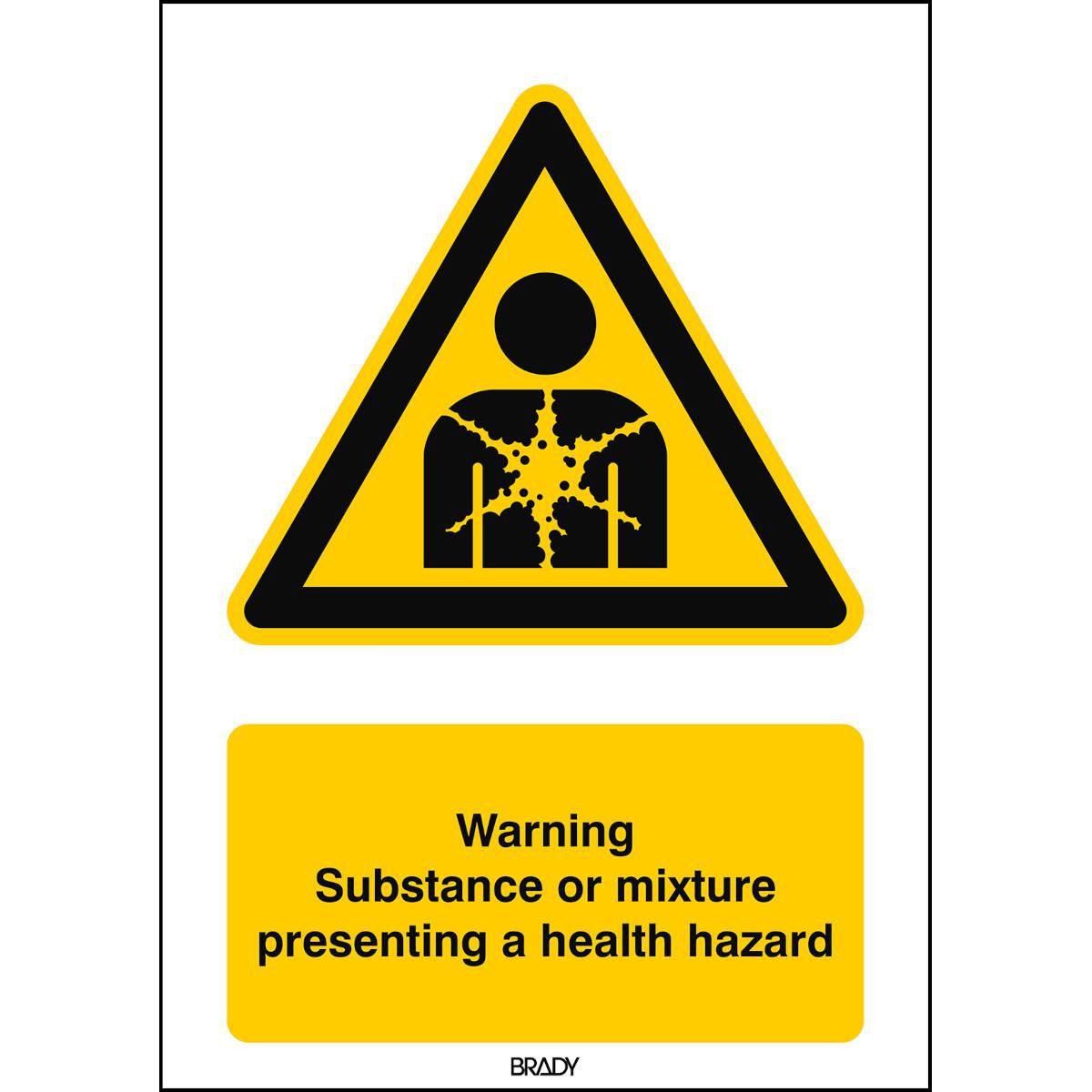 Brady, Sicherheitskennzeichnung, ISO Safety Sign - Warning