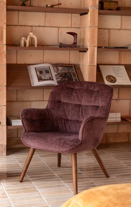 Produktbild Dutchbone Lenn Lounge Chair Plum