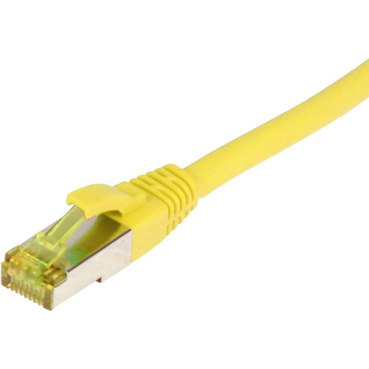 Synergy 21 Patchkabel RJ45, CAT6A 500Mhz, 0,15m, gelb, S-STP(S/FTP), TPE/LSZH(Ultraflex), AWG26, mitCat.7 Rohka (S/FTP, ...
