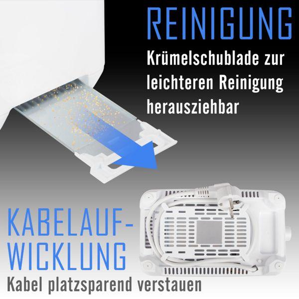 Image du produit Bomann TA 6065 CB Grille-pain blanc