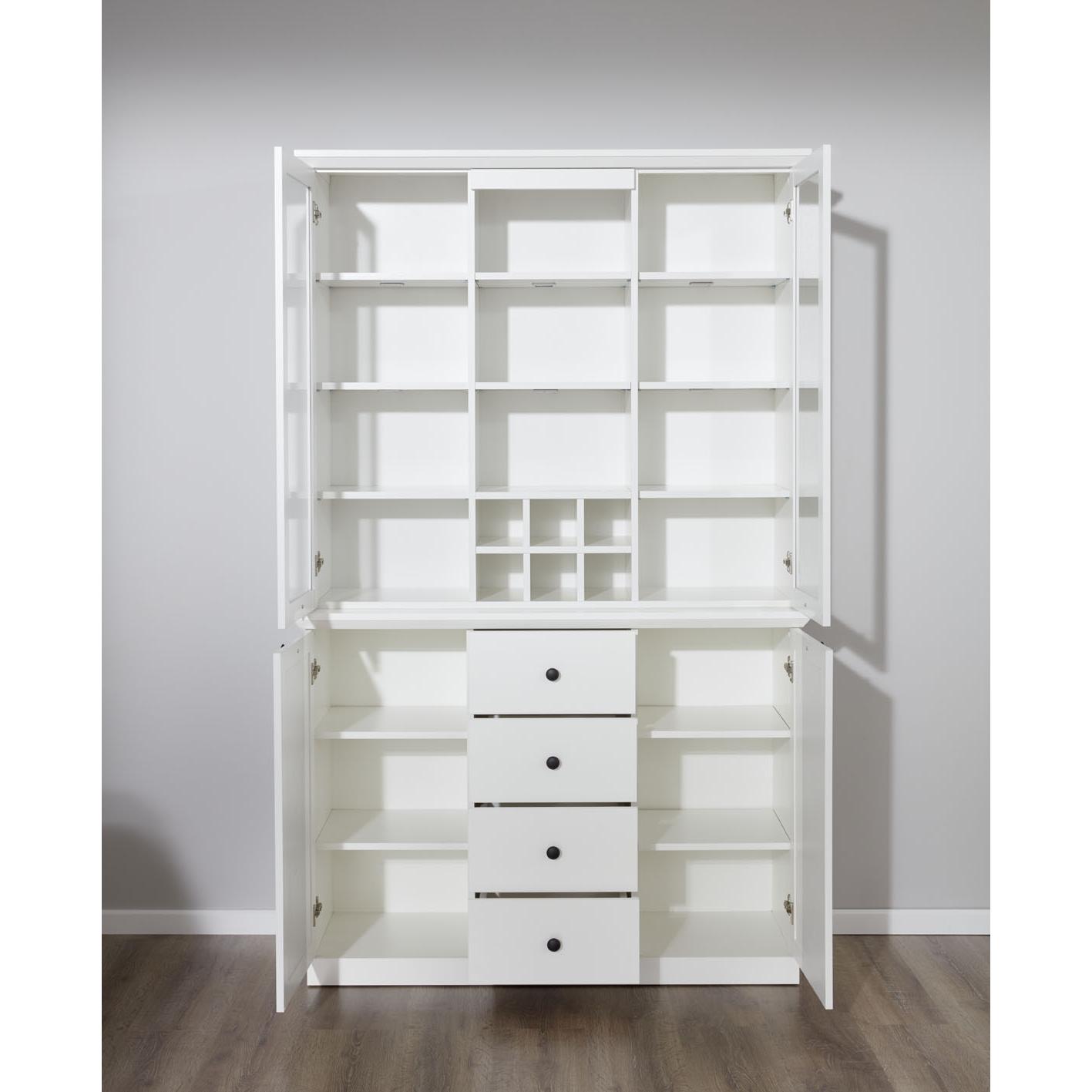 Thumbnail - Ebuy24, Vitrine + Buffetschrank, Vitrinenschrank Brax (120 x 41 cm)