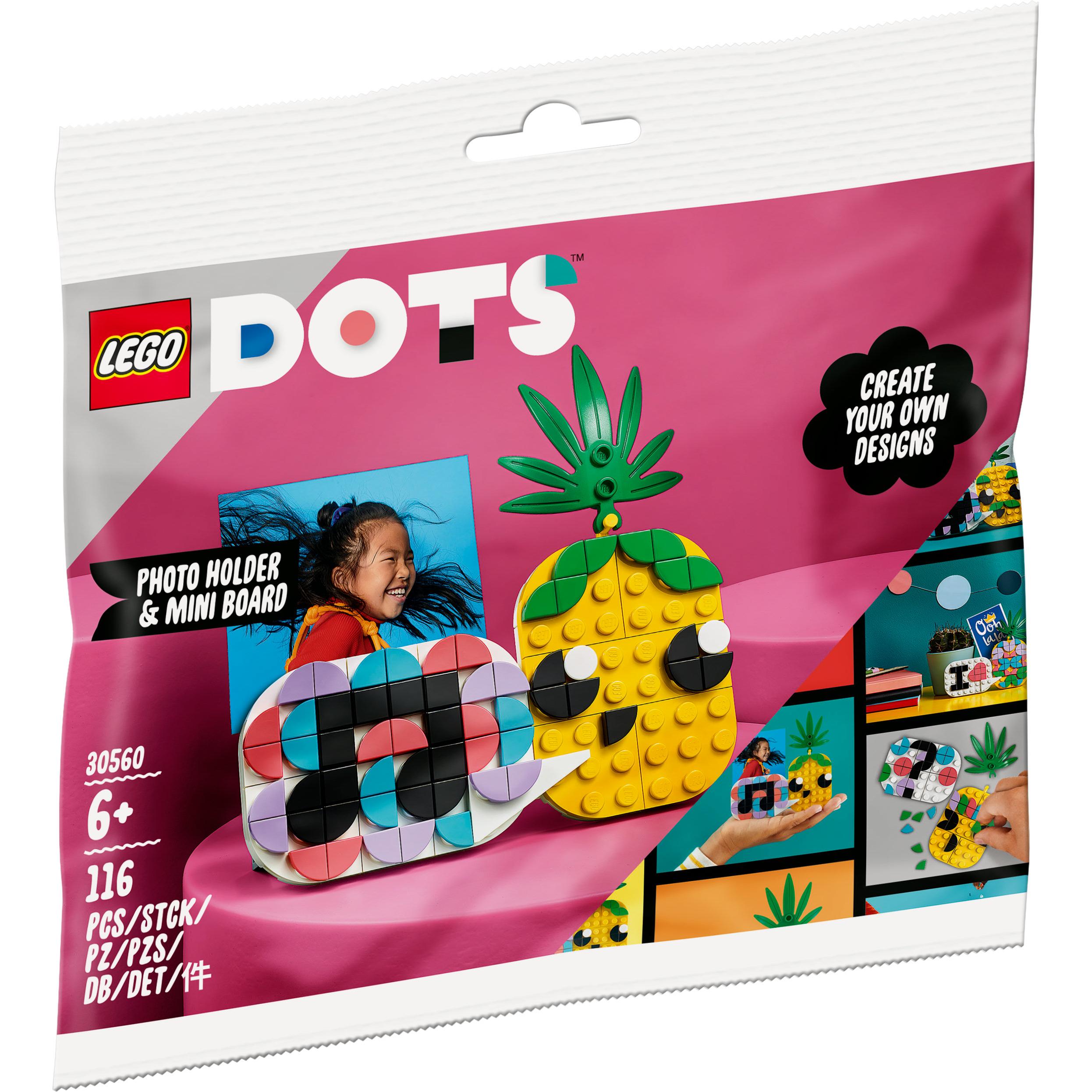 Thumbnail - LEGO Ananas Fotohalter & Mini-Tafel (30560, LEGO Dots)