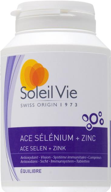 Actual product image Soleil Vie ACE Selen + Zinc Tablette (100 Piece, Pills, 77 g)