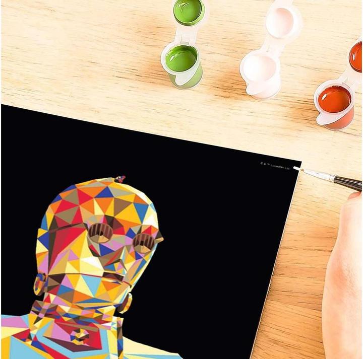 Actual product image Ravensburger CreArt - Painting by numbers 23894 - Star Wars - C-3PO - from 12 years
