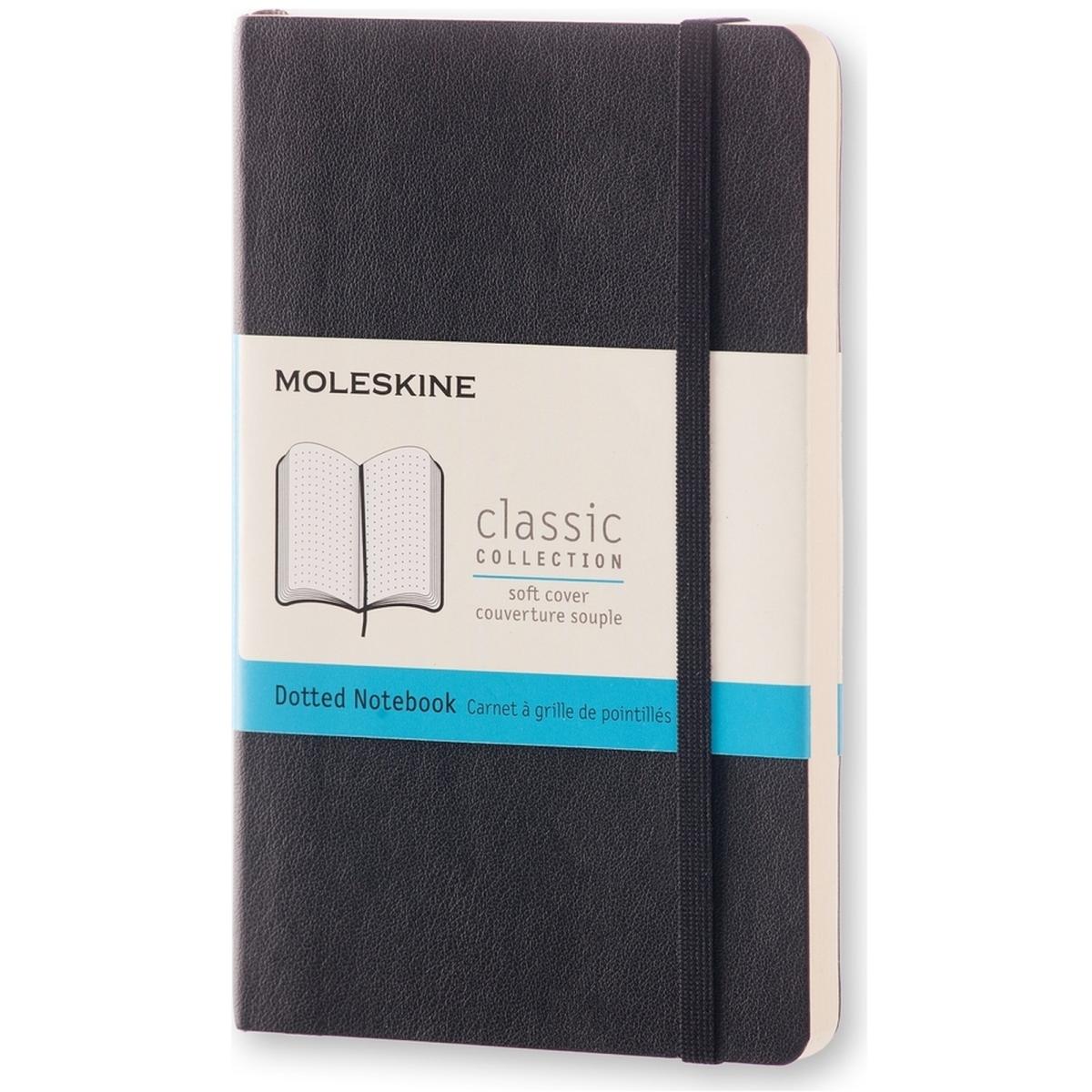 Moleskine, Heft + Block, Classic (A6, Gepunktet, Weicher Einband)