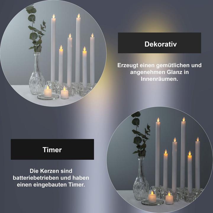 Produktbild Star Trading LED Dinner Kerze 2er Pack M-Twinkle (2x)