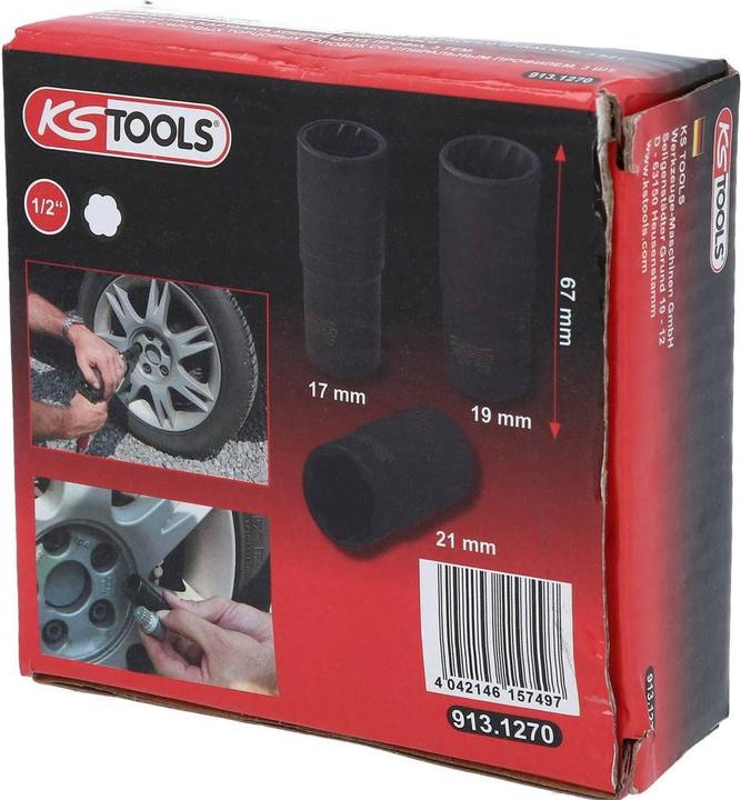 Produktbild KS Tools 913.1270 (19 mm, 21 mm, 18 mm, 17 mm, 20 mm)