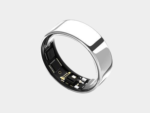 Actual product image Ultrahuman Ring Air- Size-07- Air Silver (7, Space Silver)