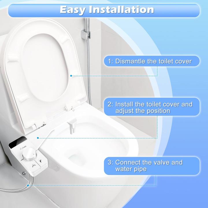 Produktbild Nviyam Bidet Toilettenaufsatz mit Doppeldüsen
