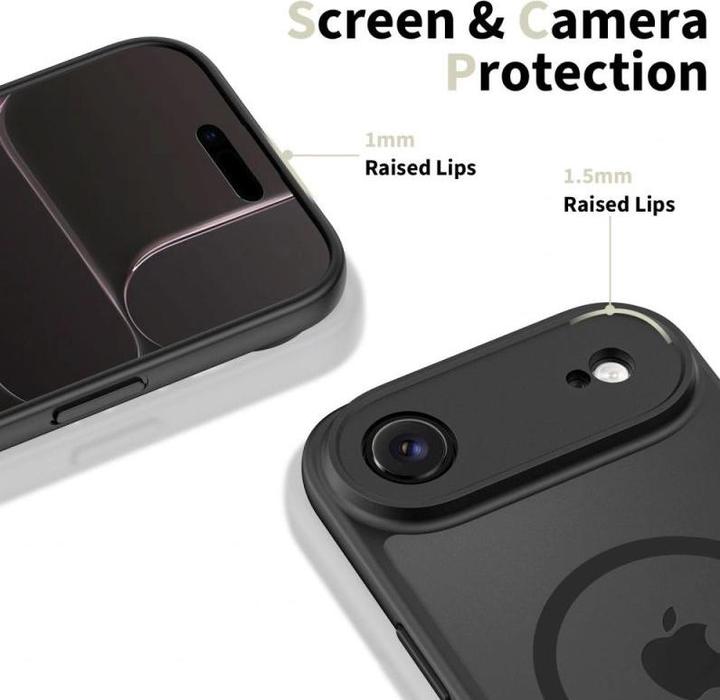 Produktbild Tech-Protect BasicMag MagSafe Case for iPhone 17 Air - Matte Black (Apple iPhone 17)