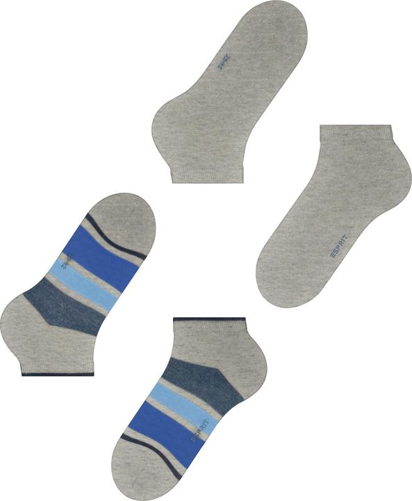 Produktbild Esprit Multi Stripe 2-Pack Baumwollsneakersocken (2er Pack, 43 - 46)
