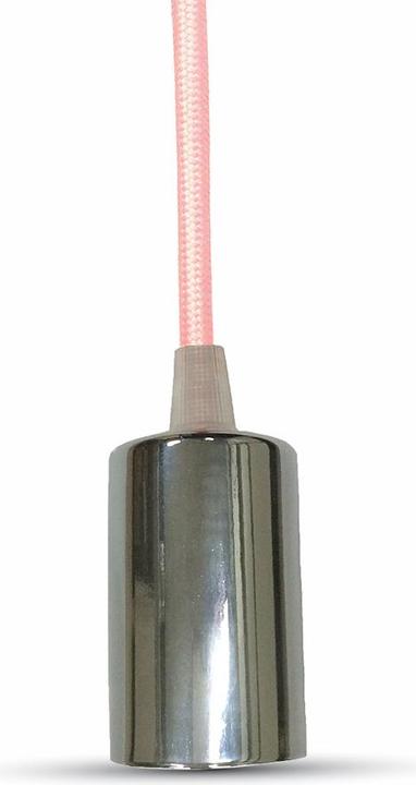 Produktbild V-TAC VT7338BE Chrom Hängelampe Beige (E27)