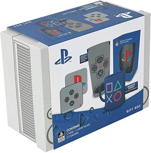 Actual product image ABYstyle Playstation Pack : Bicchiere / Tazza / 2 Sottobicchieri (1 x)