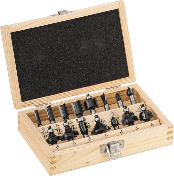 Produktbild Bosch Zubehör HM-Fräser-Set mit 8 mm Schaft, 15-teilig