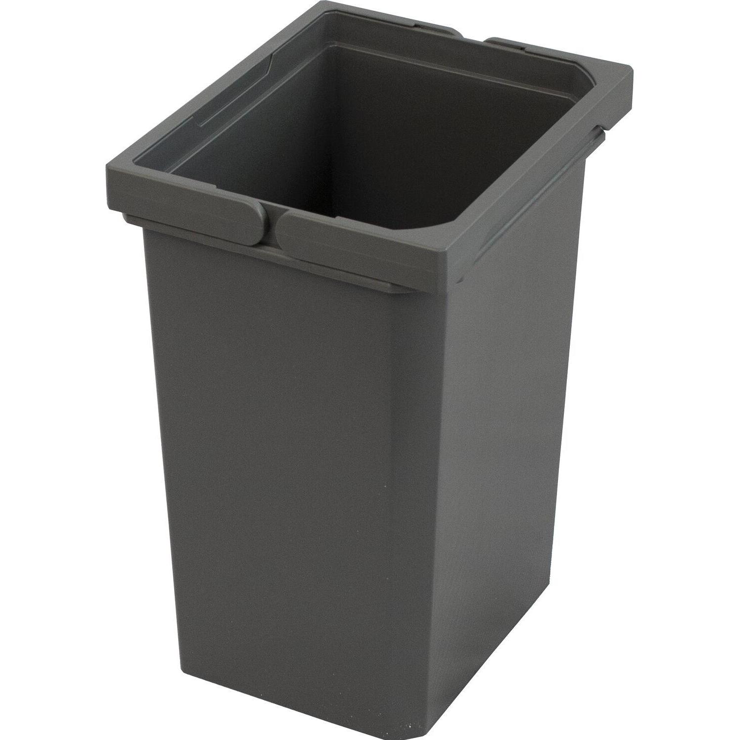 Vauth-Sagel VS ENVI Free Eimer 10 Liter Kunststoff lavagrau, Abfalleimer, Grau