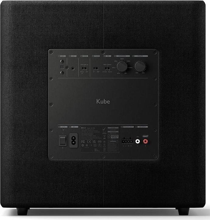 Actual product image KEF KUBE 12 MIE Subwoofer, black (1 pcs., 300 W)