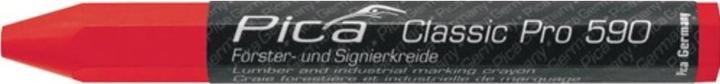 Immagine prodotto Pica Forester's/Signing Chalk Classic PRO 590 in carta rossa (Rosso, 12 x)