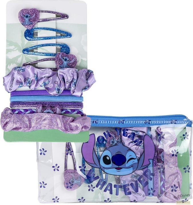Immagine prodotto Cerdá Set di bellezza STITCH - contiene 2 fascette per capelli in tessuto, 4 elastici per capelli, 4 (Decorazioni)