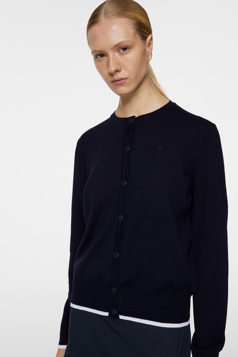 Produktbild J. Lindeberg Joanna Knitted Cardigan Damen Navy (M)