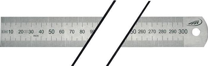 Helios Preisser Steel rule length 1500 mm stainless steel flexible graduation A = mm/mm (150 cm)