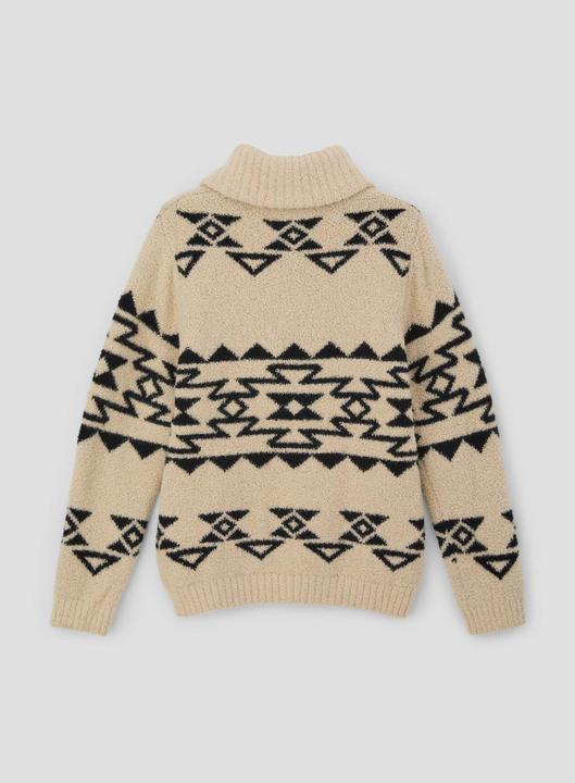 Immagine prodotto s.Oliver Strickpullover Bouclépullover mit Troyer-Kragen (M)