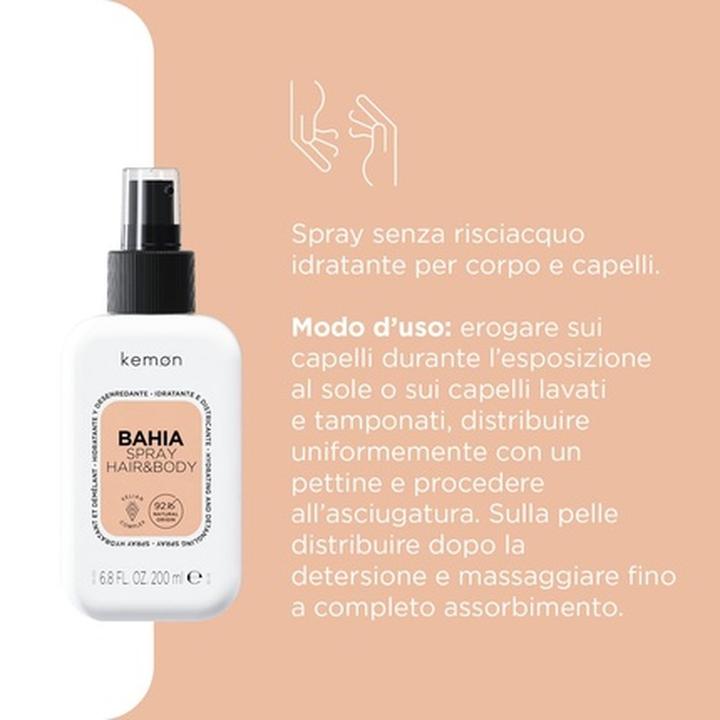 Image du produit Kemon Bahia Moisturizing and Detangling Hair and Body Spray