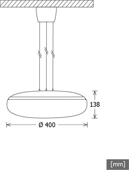 Actual product image LTS LED pendant light (1790 lm)