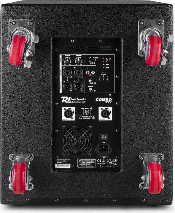 Image du produit Power Dynamics Système de sonorisation PD Combo 1500 800 watts (Actif, 1x 800 W)