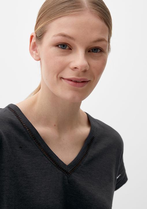 Image du produit S.Oliver T-Shirt T-Shirt mit Zierborte (34)