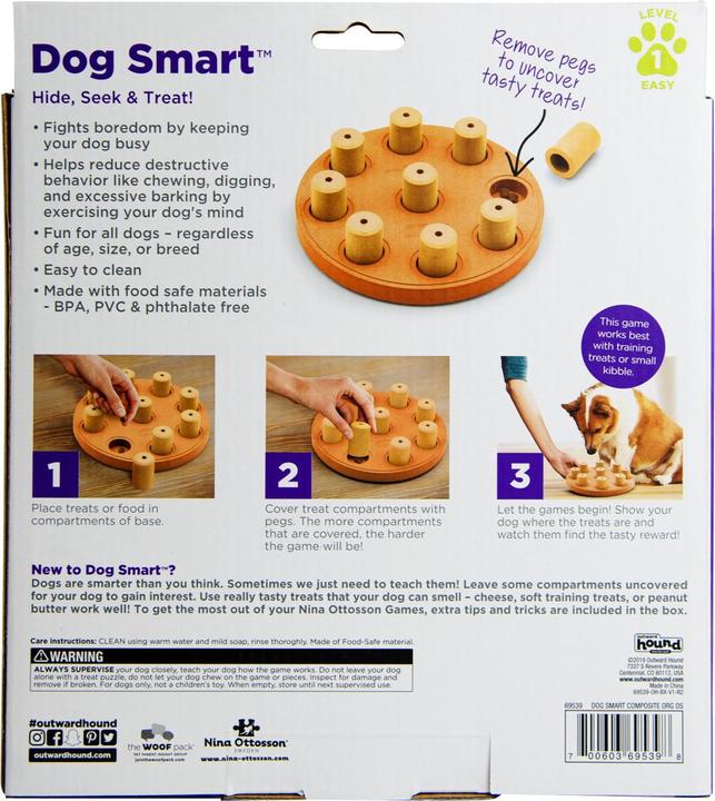 Actual product image Nina Ottosson Dog Smart CompositeLevel 1 (Intelligence toy dog)